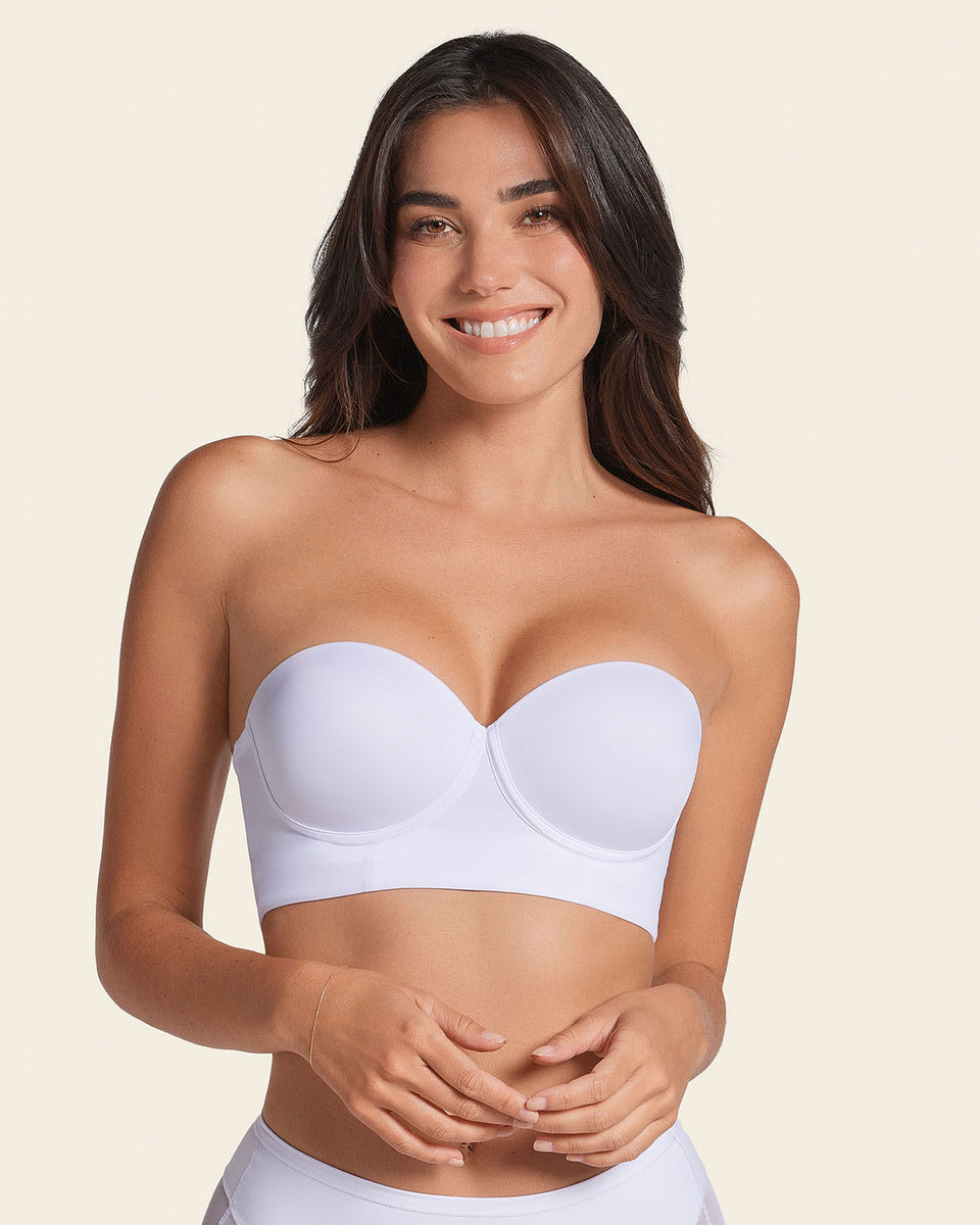 Bra 360: strapless longline contouring bra