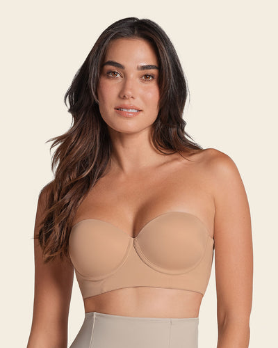 Strapless Contouring Bra#color_801-golden-beige