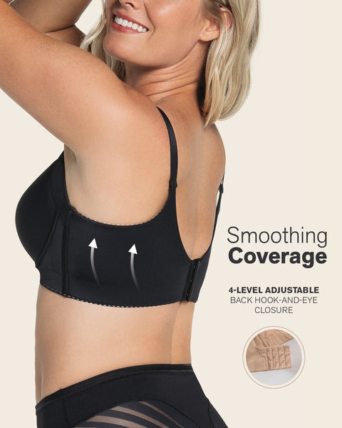 High profile back smoothing bra with soft full coverage cups#color_700-black