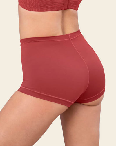 Perfect Fit Boyshort Style Panty#color_391-blush-red