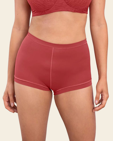 Perfect Fit Boyshort Style Panty#color_391-blush-red