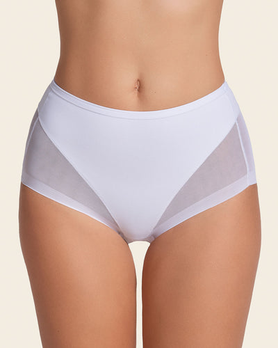 Truly undetectable comfy shaper panty#color_000-white