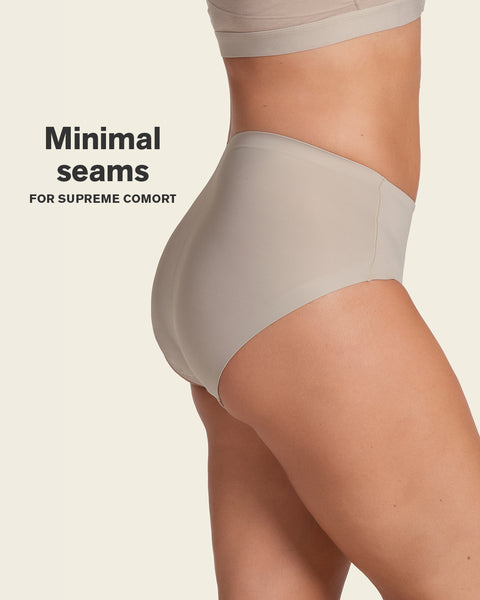 Simply seamless mid-rise sculpting brief#color_802-nude