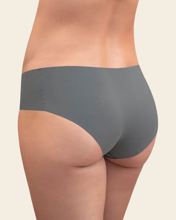 No Ride-Up Seamless Hiphugger Panty#color_673-gray