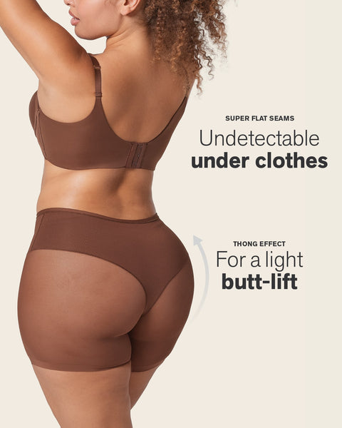 Truly undetectable sheer shaper short#color_875-dark-brown