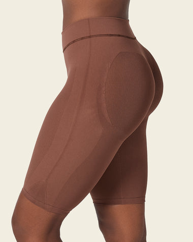 Underwear Body Shaper for women butt lifter Boxer Silicone Band Strapless  Butt Enhancement After liposuction Seamless High Waisted Short Fajas