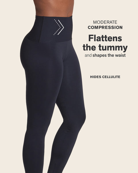 Super-soft moderate compression butt lift legging activelife#color_700-black