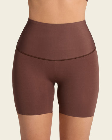 Firm High-Waisted Shaper Slip Short#color_875-dark-brown