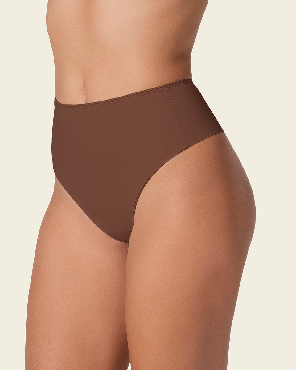 Seamless thong shaper panty