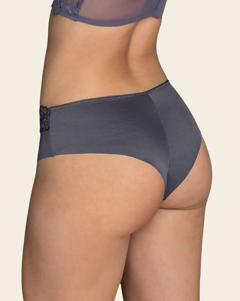 Ultra-Light Lace Waistband Cheeky Panty#color_721-dark-gray