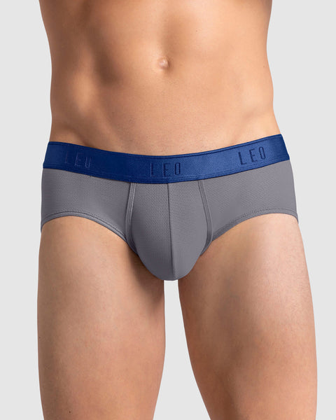 Ultra-Light Brief with Ergonomic Pouch#color_758-gray-elastic-blue