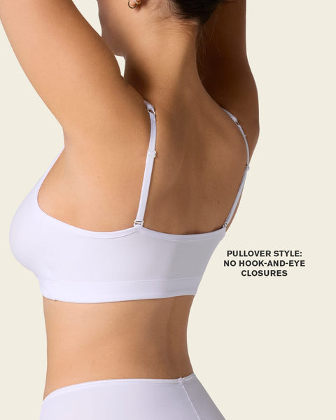 Multipurpose Pullover Seamless Sleep Bra Daily Or Maternity#color_000-white