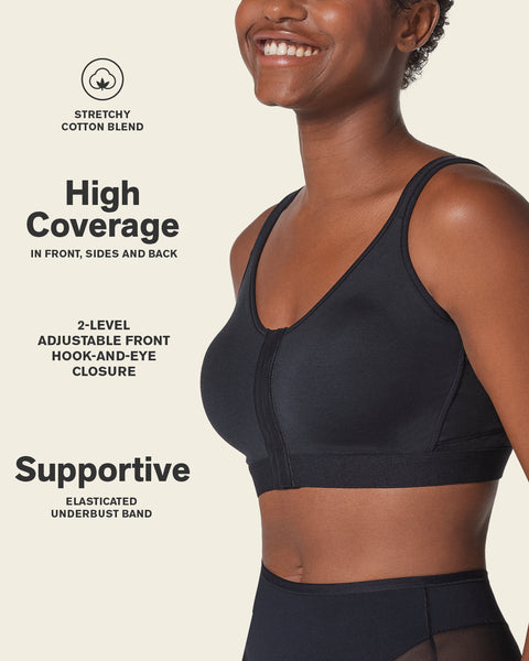 All-in-one stretchy cotton wireless bra#color_700-black