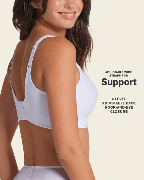 Everyday wireless support bra#color_000-white