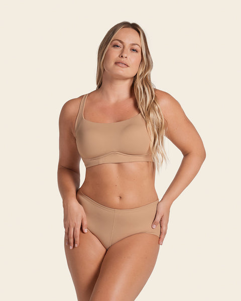 Wireless Support Bra#color_801-golden-beige