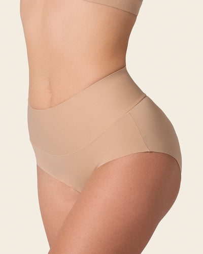 High-Tech High-Waisted Classic Sculpting Panty#color_801-golden-beige