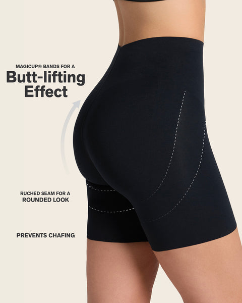 Seamless Butt Lifter Shaper Short#color_700-black