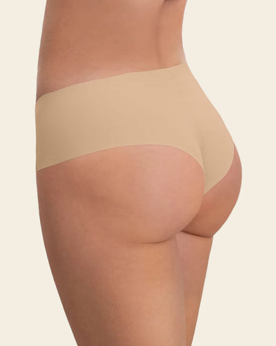 Totally Seamless Mid-Rise Microfiber Cheeky Panty#color_801-golden-beige