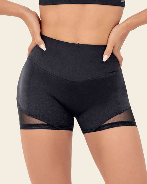 Short Active Shorts with Side Pocket | Leonisa Active by Silvy Araujo#color_700-black