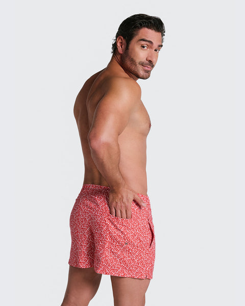 3" Eco Friendly Swim Shorts#color_a84-red-coral-print