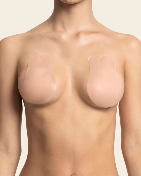 Two-Piece Silicone Sticky Bra#color_998-nude