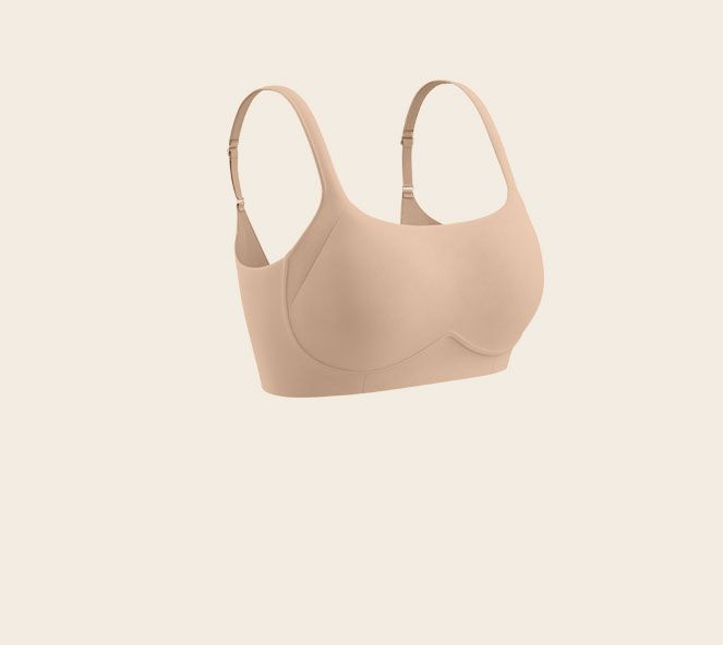 Women's Comfort Athletic Bras Sexy Crisscross Smoothing Full-Coverage  Comfortable Bras for Women for Everyday Push Up Beige at  Women's  Clothing store
