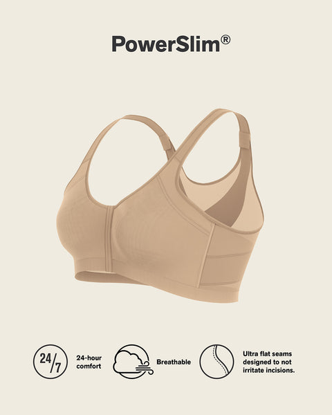 Post-Surgical Wireless Bra with Front Closure