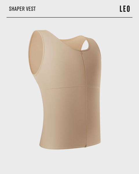 Compression vest with double layer of fabric on abdomen and back#all_variants